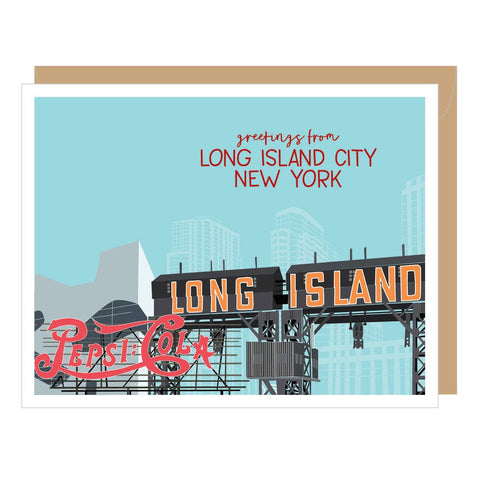 Greetings From Long Island City Note Card