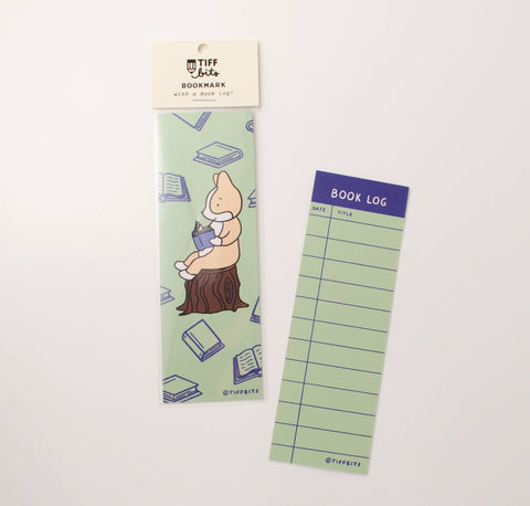 Corgi Reading Book Log Bookmark