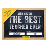 Knock Knock Gift Book: Why You're The Best Teacher Ever