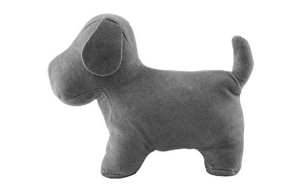 Gray Puppy Soft Bookend