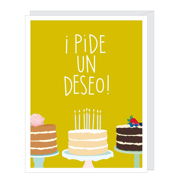 SPANISH Make a Wish Birthday Card