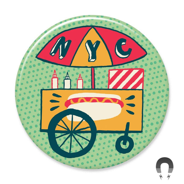 NYC Hot Dog Cart Magnet