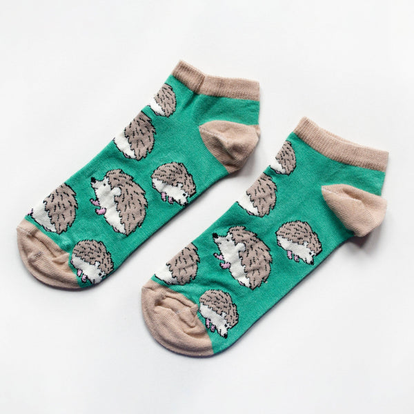 Hedgehog Bamboo Trainer Socks