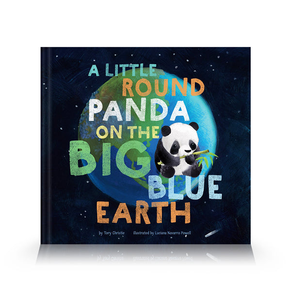 A Little Round Panda on the Big Blue Earth