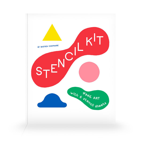 Stencil Kit : Blue Smile, Red Apple, Yellow Snake...