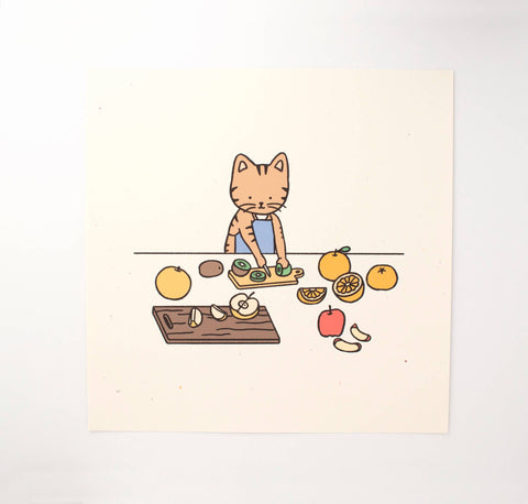 Cut Fruit 8x8 Art Print