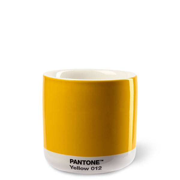 PANTONE Latte Thermo Cup Yellow 012 C