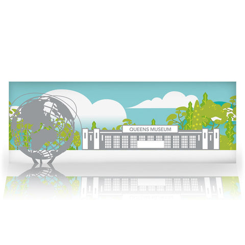 Queens Museum with Unisphere Magnet