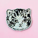 Glitter Kitty | Holographic Cute Cat Die Cut Vinyl Stickers