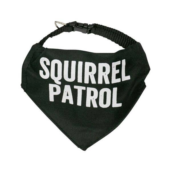 Squirrel Patrol Pet Bandana/Collar
