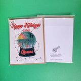 Queens Globe Greeting Card